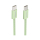 Hama Kabel ładujący USB-C-USB-C nylonowy 1m zielony - 1331324 - zdjęcie 3